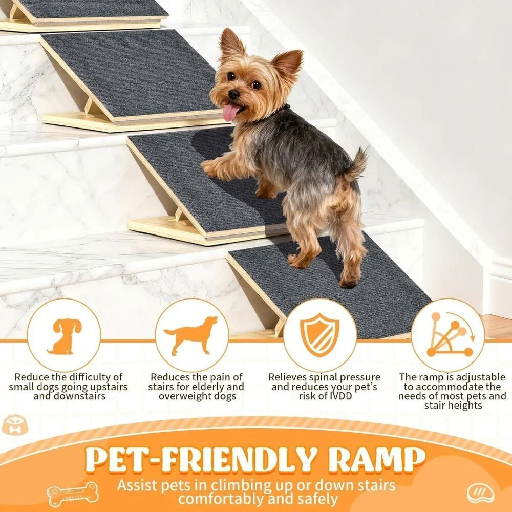 4 Pack Dog Ramps for Stairs